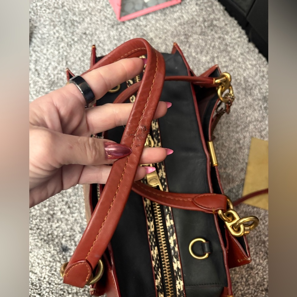 Coach Dreamer 36 signature canvas with refined calf leather and snakeskin - Picture 15 of 15